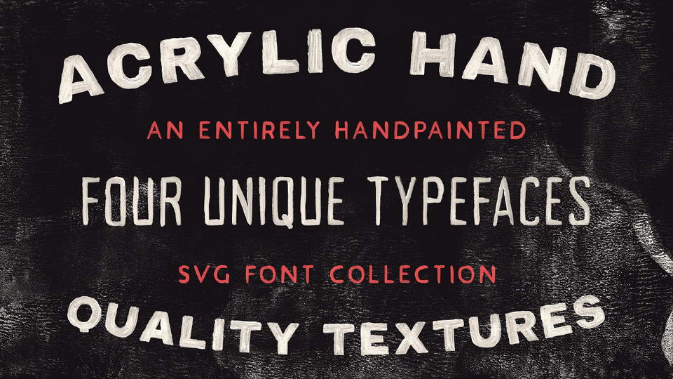 Acrylic Hand Font