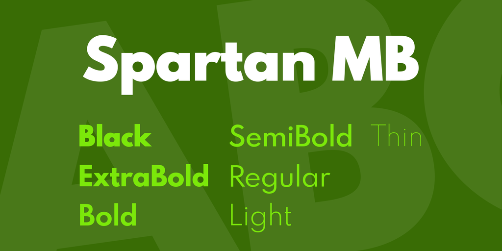 Spartan MB Font