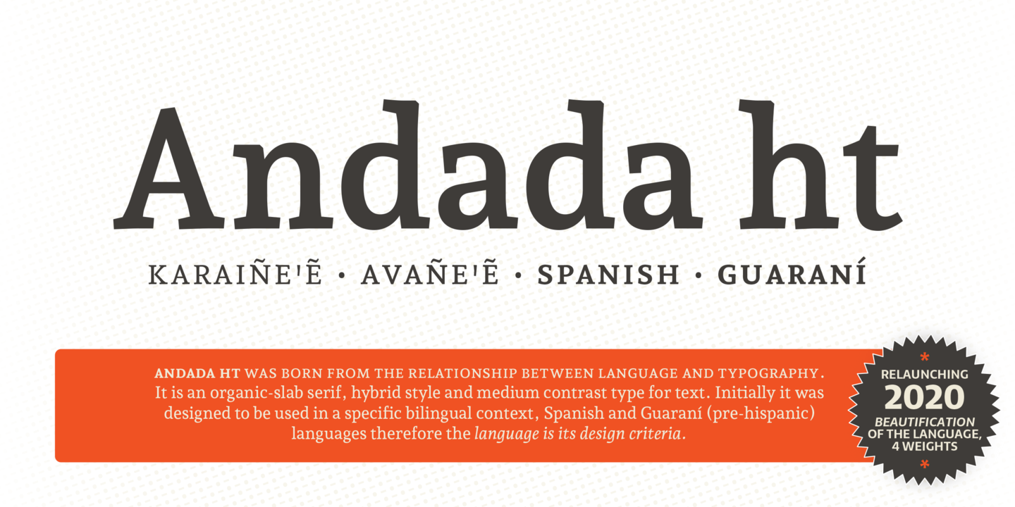 Andada ht Pro Font