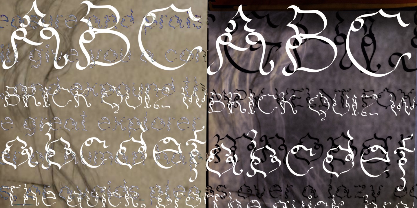 Capiz Lettering Cap Font