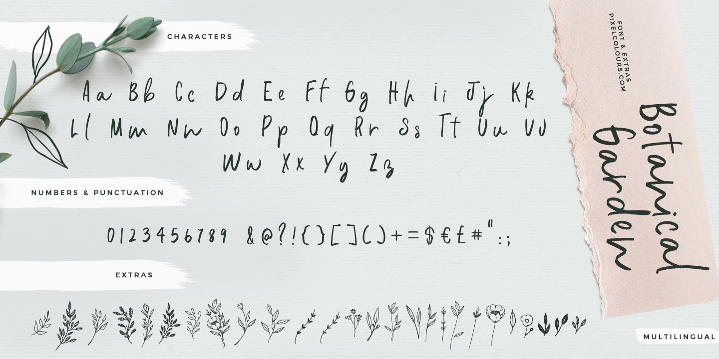 Botanical Garden Font