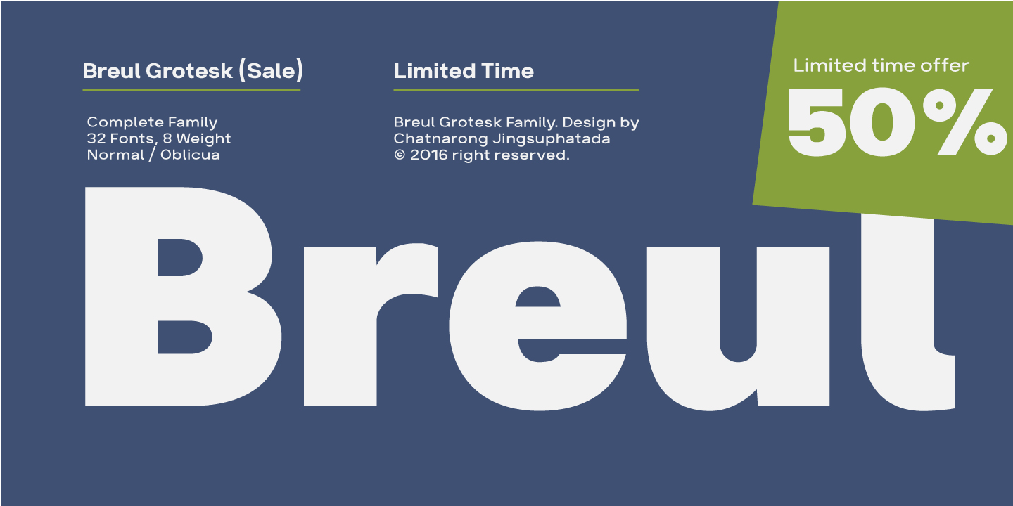 Breul Grotesk Font