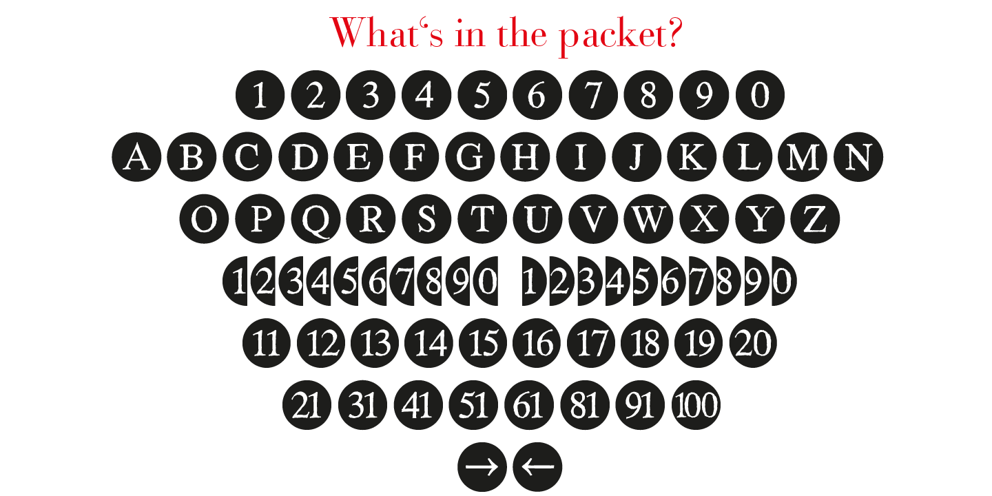 Bullets Font