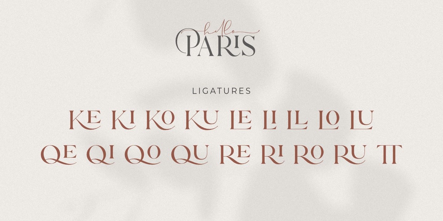 Hello Paris Font
