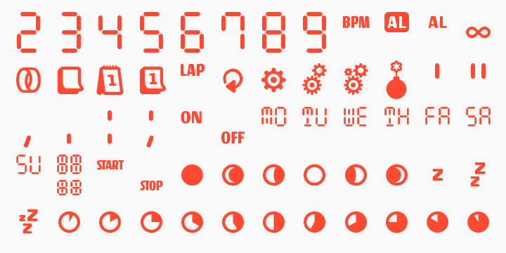Ico Time Font