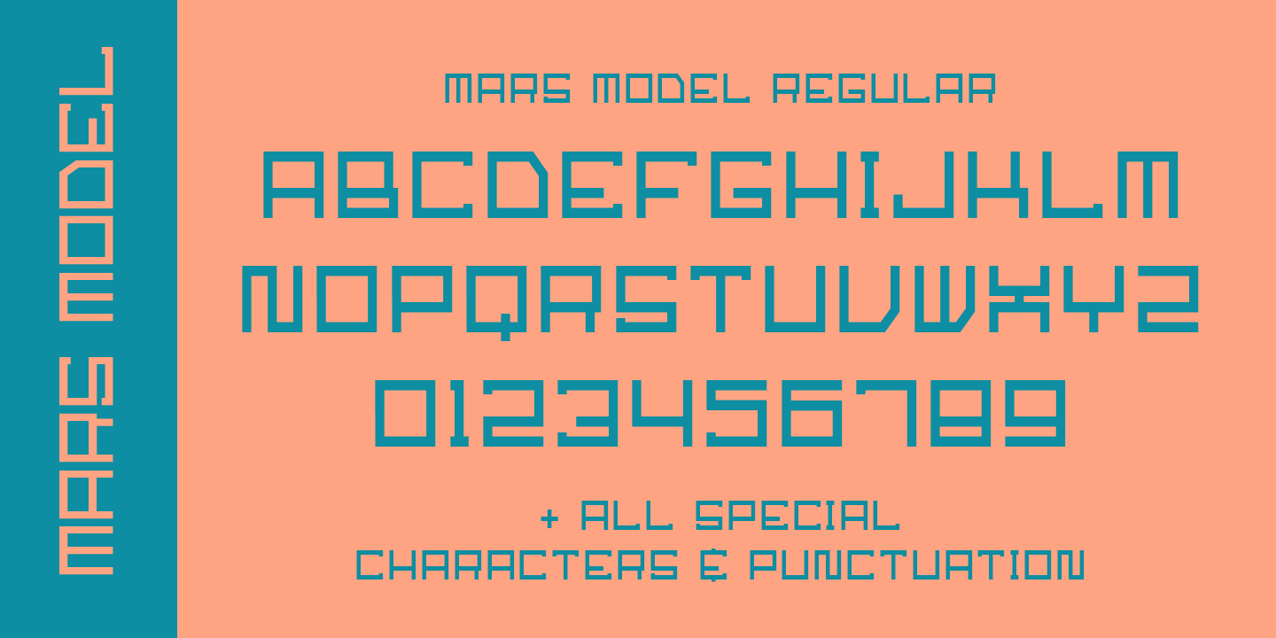 Mars Model Font