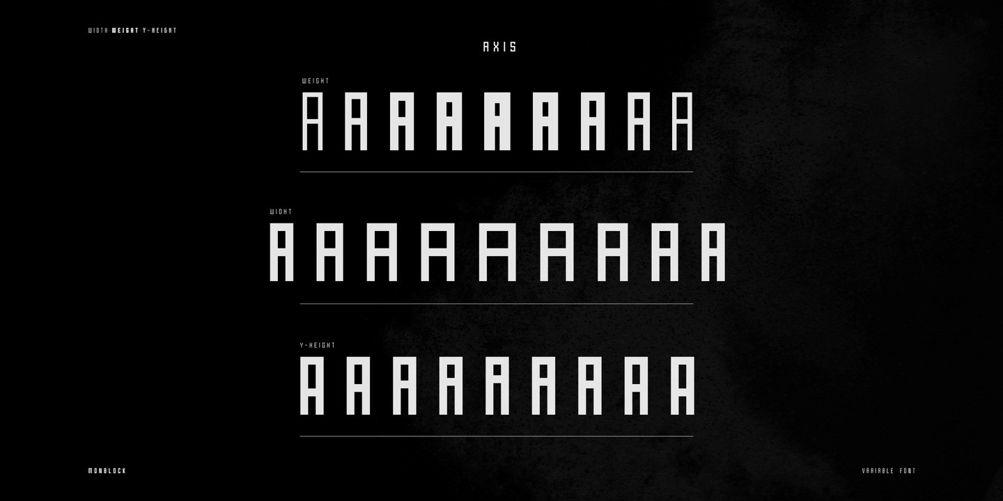 Monbloc Font