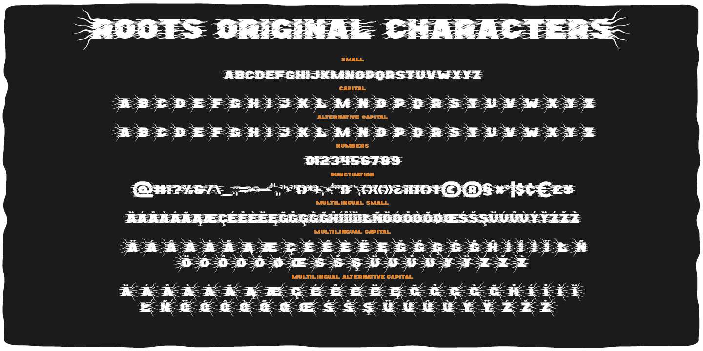 Roots Font