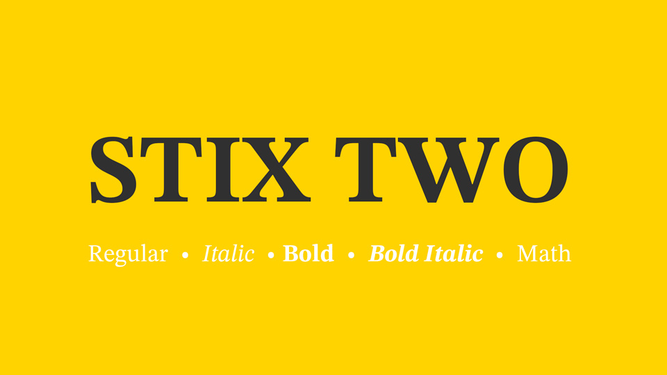 STIX Two Text Font