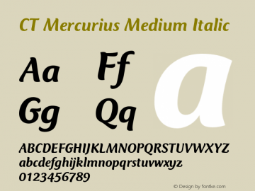 CT Mercurius Font