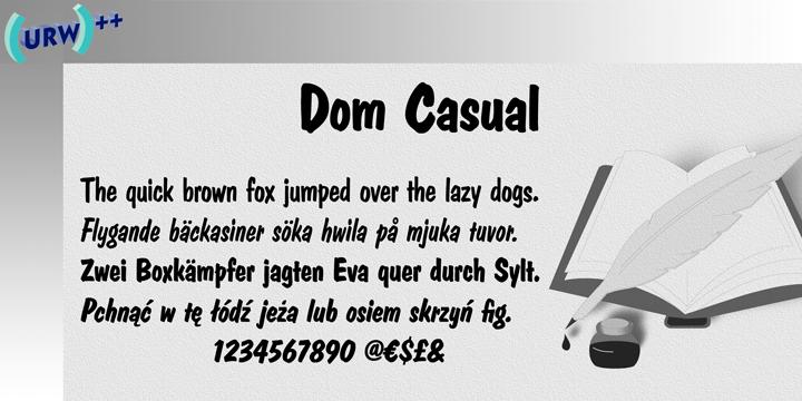 Dom Casual Font