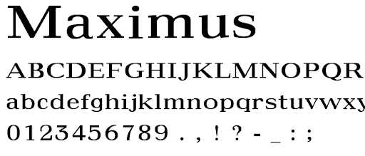 Maximus Font
