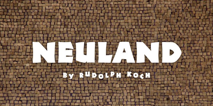 Neuland Font