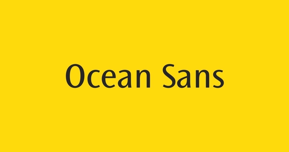 Ocean Sans Font