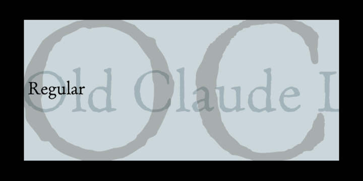 Old Claude LP Font