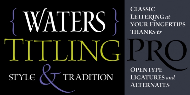 Waters Titling Pro Font