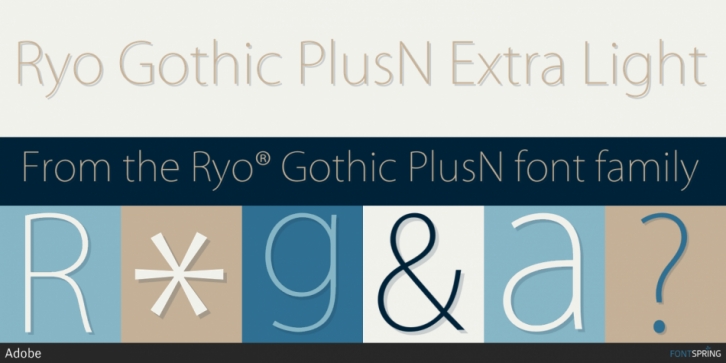 Ryo Gothic PlusN Font