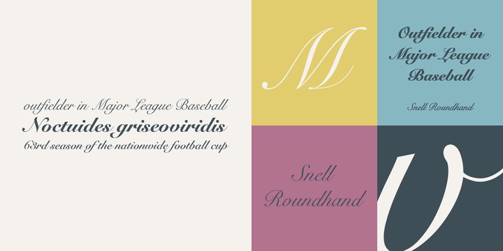 Snell Roundhand Font