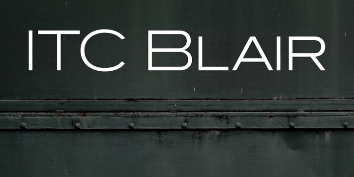 Blair ITC Font