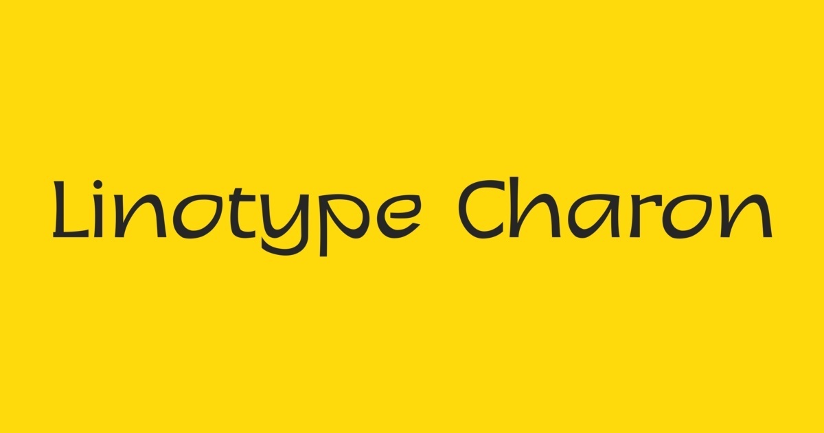 Linotype Charon Font