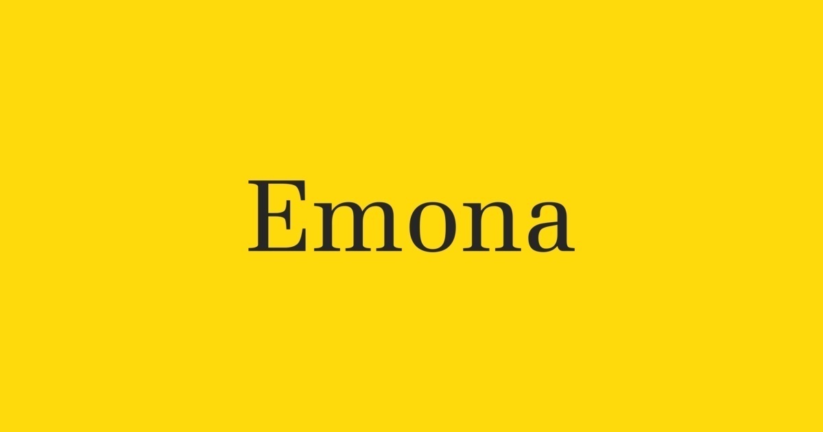 Emona Font