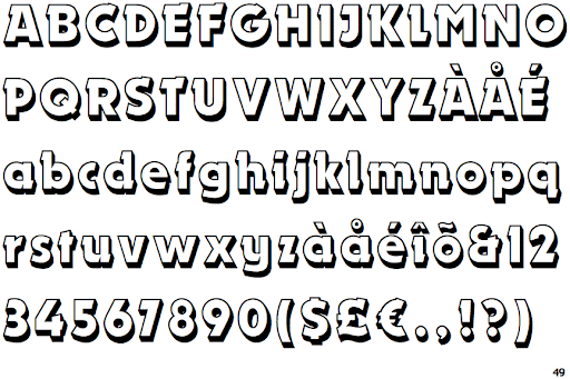 Dynamo Shadow Font