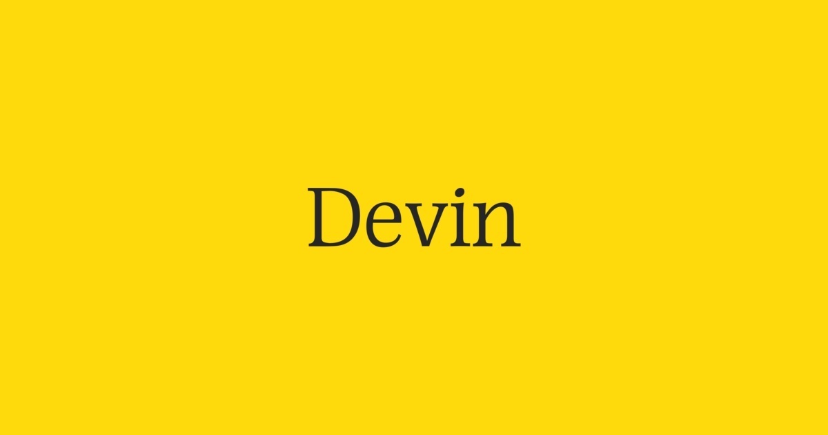 Devin Font