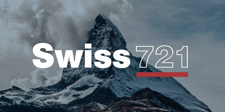 Swiss 721 Narrow Font