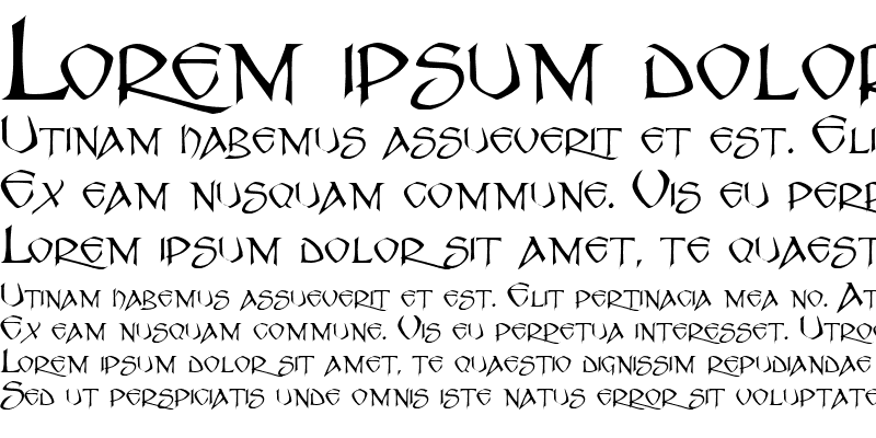 Dunsany Font