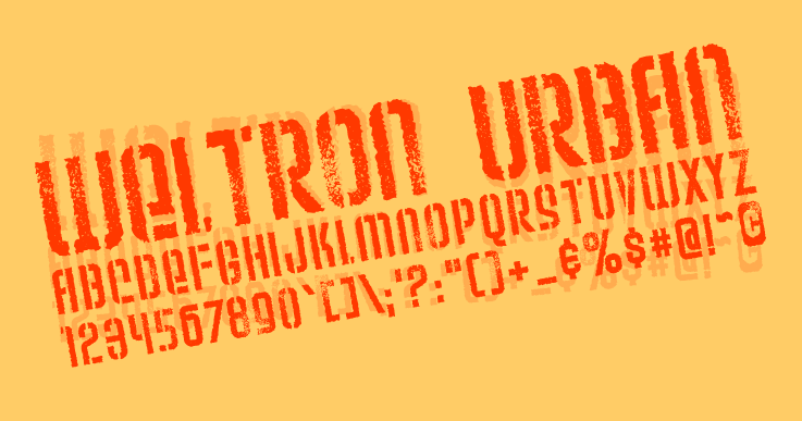 Weltron Urban Font