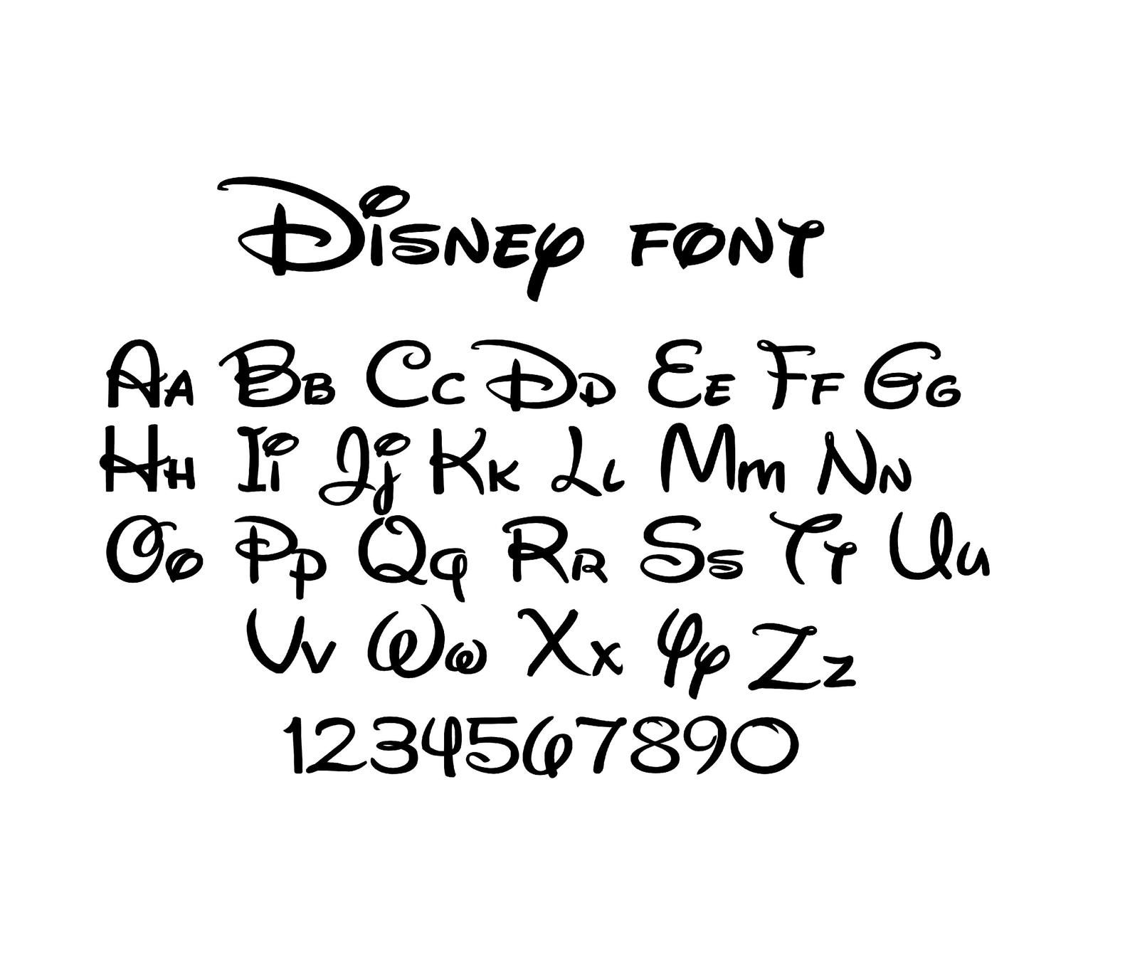 Disney Font Disney Font
