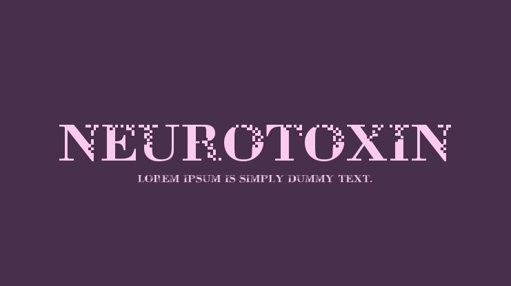 Neurotoxin Font