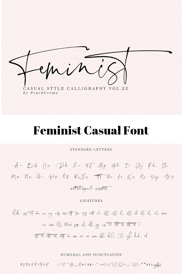 Feminist Font