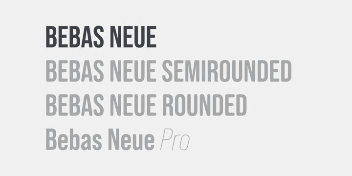 Bebas Neue SemiRounded Font