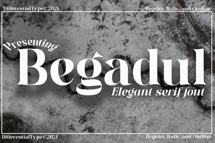 Begadul Font