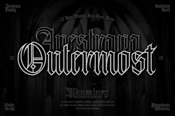 Avestrava Outermost Font