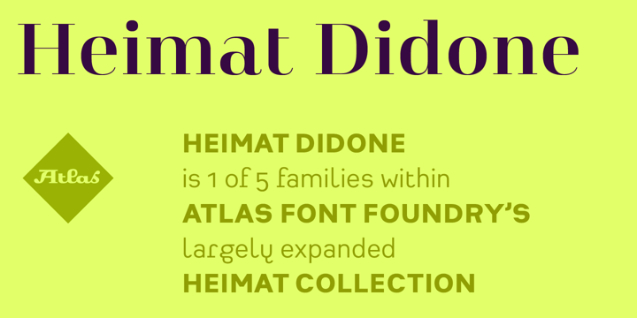 Heimat Didone 14 Font