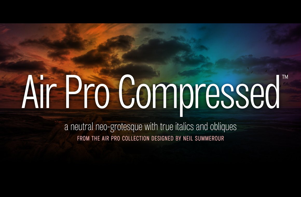 Air Pro Compressed Font