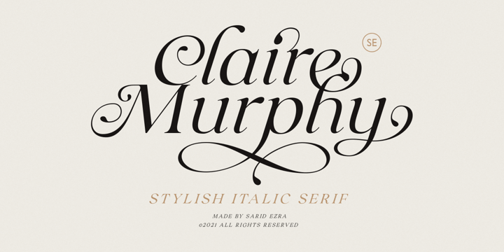 Claire Murphy Font