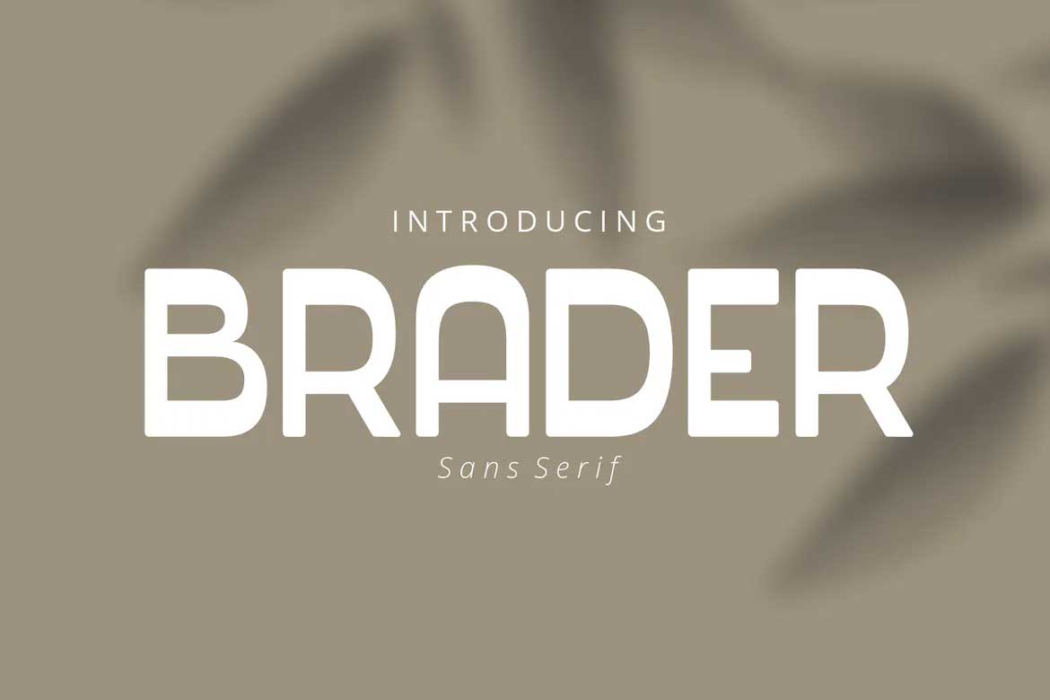 Brader Font