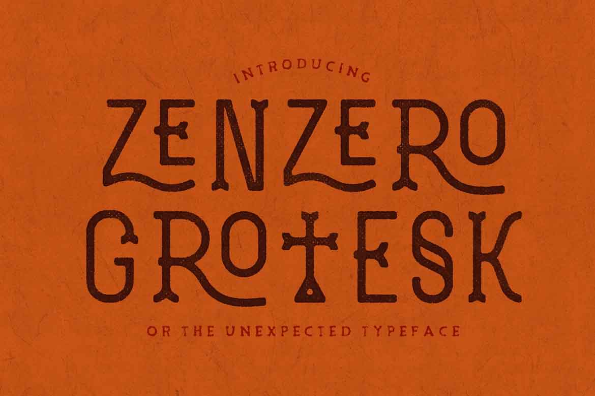Zenzero Grotesk Font