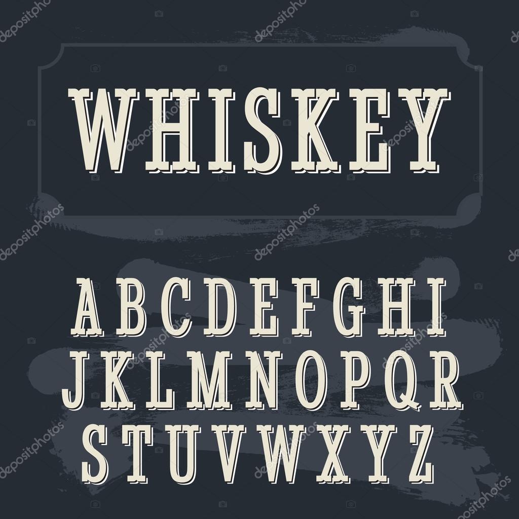Old Whisky Font