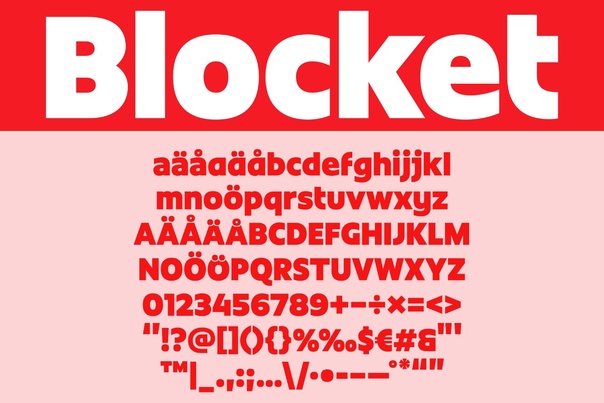 Blocket Display Font