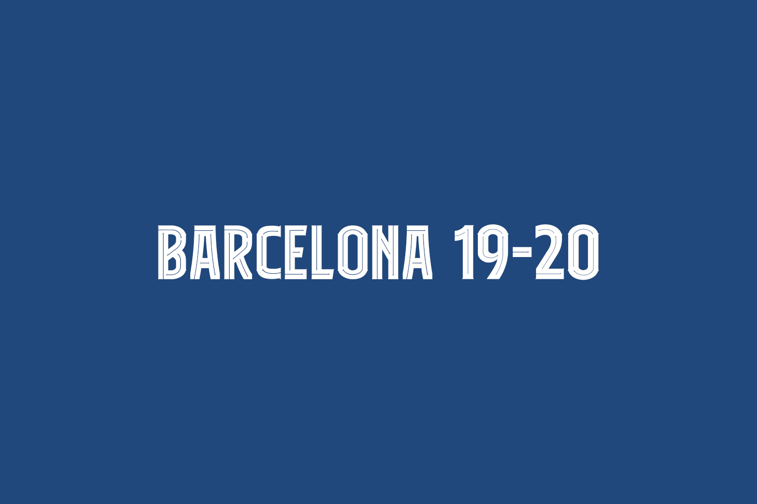 Barcelona 19-20 Font