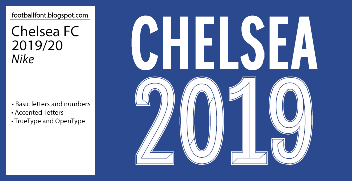 Chelsea 19-20 Font