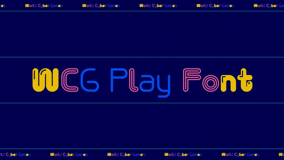 WCG Play Font