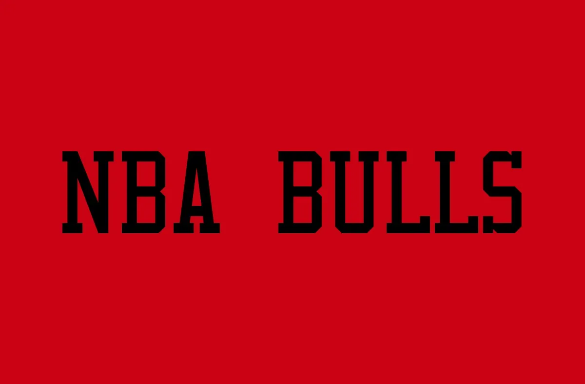 NBA Bulls Font