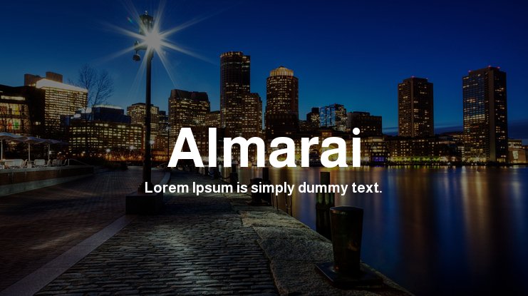 Almarai Font