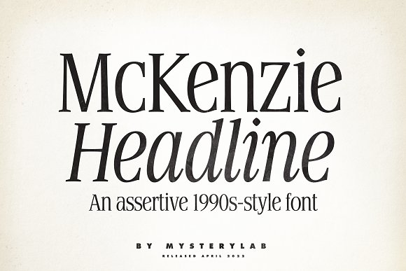 McKenzie Headline Font