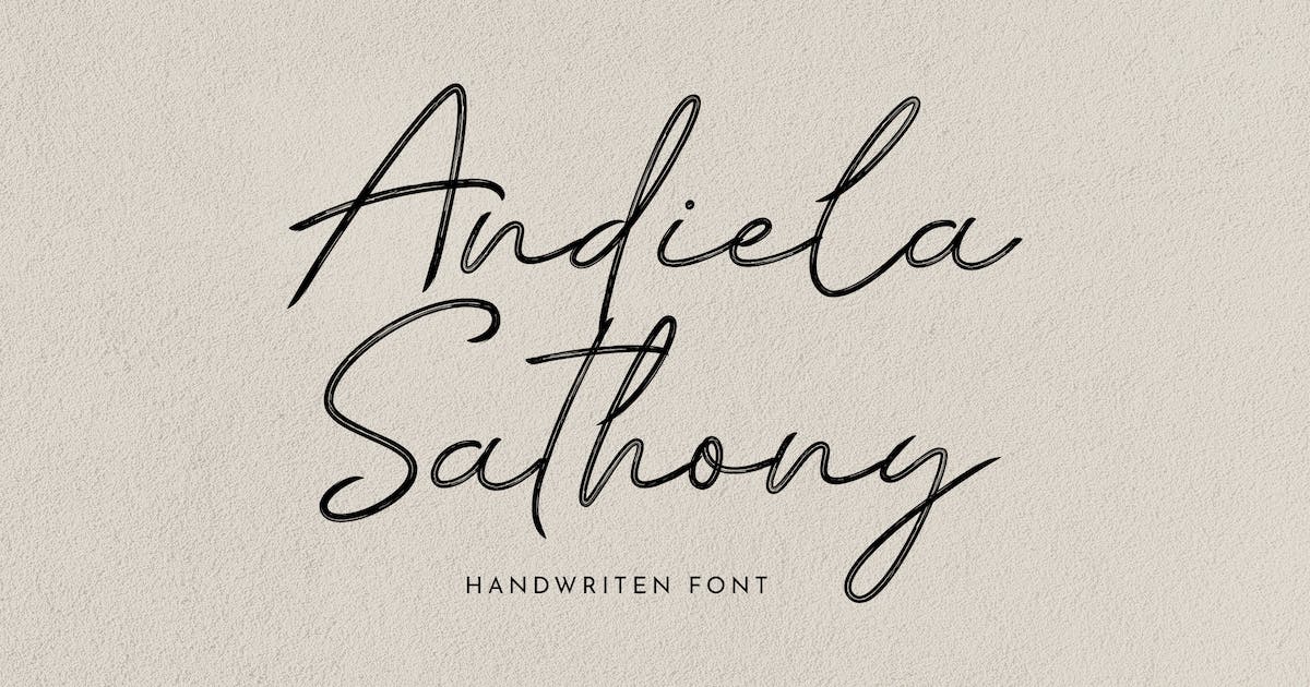 Andiela Sathony Font